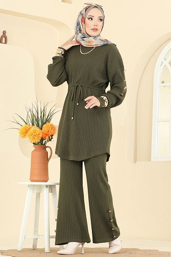 moda selvim Combined 2746AYD574 Khaki - Thumbnail