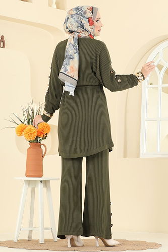 moda selvim Combined 2746AYD574 Khaki - Thumbnail