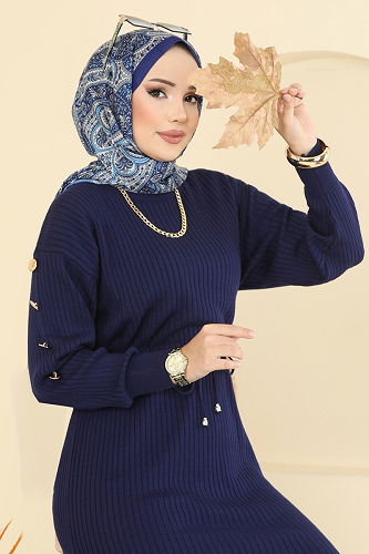 moda selvim Combined 2746AYD574 Navy Blue - Thumbnail