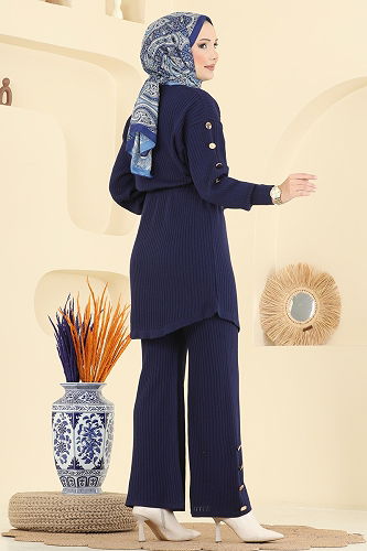 moda selvim Combined 2746AYD574 Navy Blue - Thumbnail