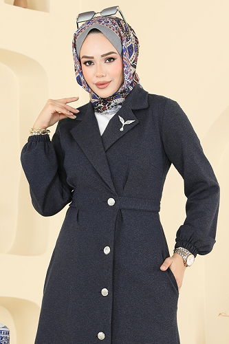 moda selvim طقم كحلي 2747SL432 - Thumbnail