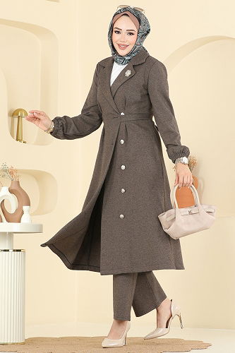 moda selvim طقم بيج 2747SL432 - Thumbnail