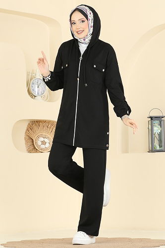 moda selvim Combined 2748AYD574 Black - Thumbnail