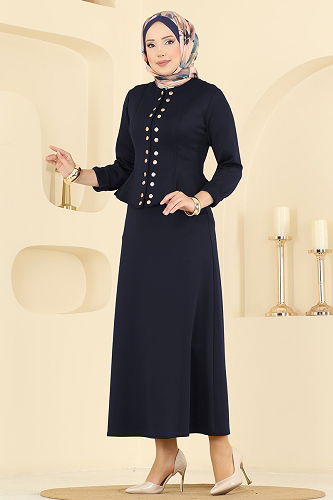 moda selvim Combined 2748SL432 Navy Blue - Thumbnail