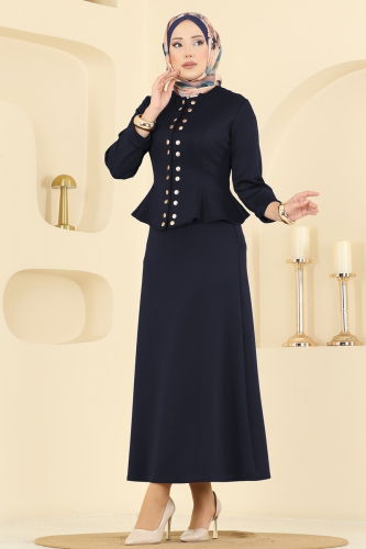 S.L. - Combined 2748SL432 Navy Blue