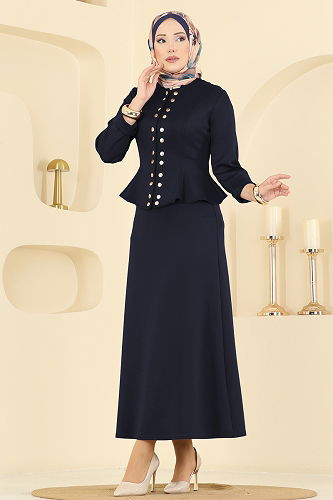 moda selvim Combined 2748SL432 Navy Blue - Thumbnail