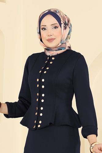 moda selvim Combined 2748SL432 Navy Blue - Thumbnail