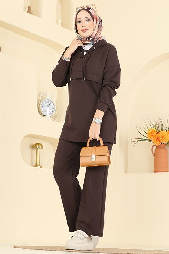 moda selvim Combined 2749AYD574 Brown - Thumbnail