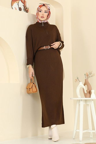 moda selvim Combined 2750AYD574 Brown - Thumbnail