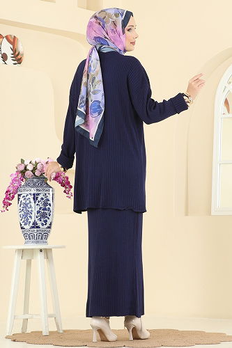moda selvim Combined 2750AYD574 Navy Blue - Thumbnail