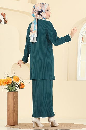 moda selvim طقم بترولي 2750AYD574 - Thumbnail