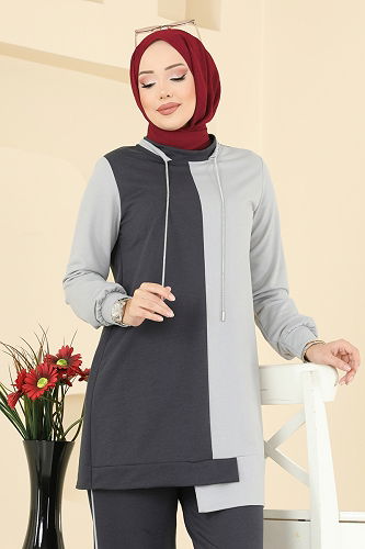 moda selvim Combined 2750SL432 Anthracite & Gray - Thumbnail