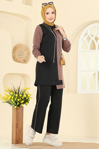 moda selvim طقم أسود 2750SL432 - Thumbnail