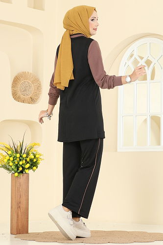 moda selvim طقم أسود 2750SL432 - Thumbnail