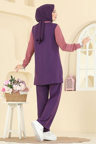 moda selvim Combined 2750SL432 Damson - Thumbnail