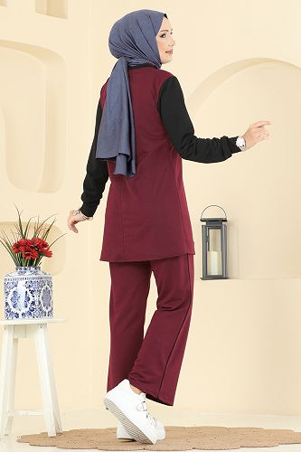 moda selvim Combined 2750SL432 Light Burgundy - Thumbnail