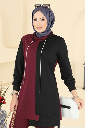 moda selvim Combined 2750SL432 Light Burgundy - Thumbnail