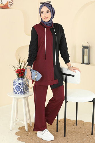 moda selvim Combined 2750SL432 Light Burgundy - Thumbnail