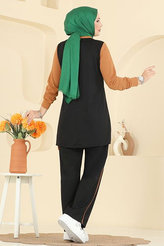 moda selvim Combined 2750SL432 Mustard & Black - Thumbnail