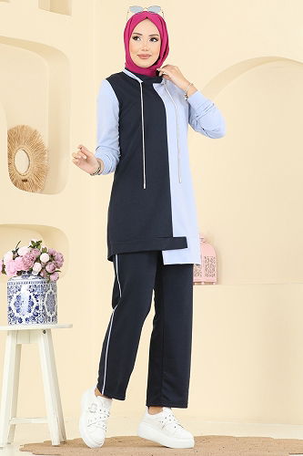 moda selvim Combined 2750SL432 Navy Blue - Thumbnail