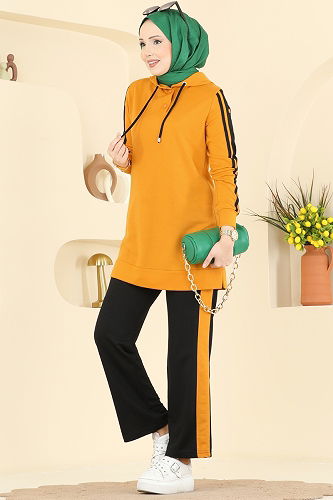 moda selvim Combined 2751SL432 Mustard & Black - Thumbnail