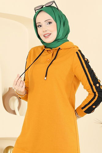 moda selvim Combined 2751SL432 Mustard & Black - Thumbnail