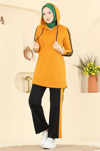 moda selvim Combined 2751SL432 Mustard & Black - Thumbnail