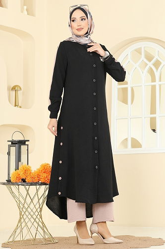 moda selvim طقم أسود 2752SL432 - Thumbnail