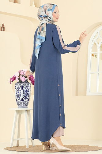 moda selvim طقم ازرق 2752SL432 - Thumbnail