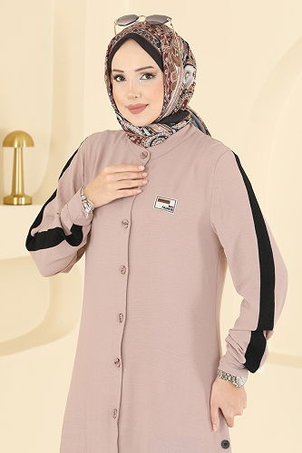 moda selvim طقم بيج 2752SL432 - Thumbnail