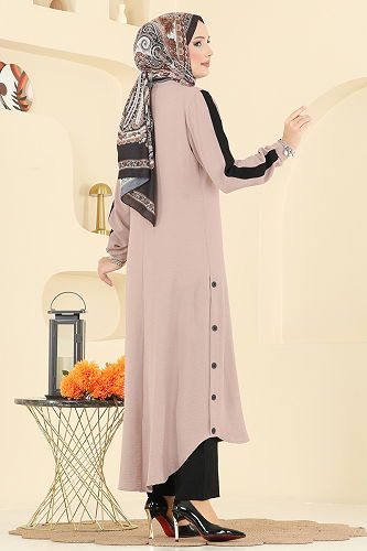 moda selvim طقم بيج 2752SL432 - Thumbnail