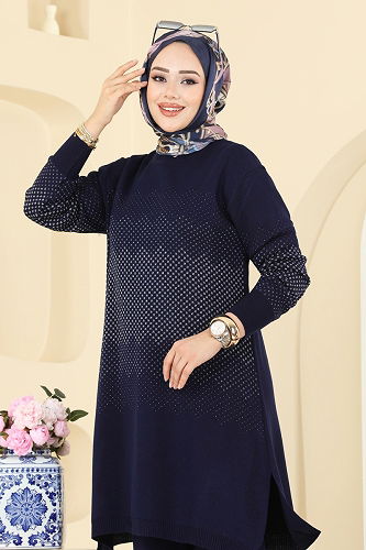 moda selvim Combined 2754AYD574 Navy Blue - Thumbnail