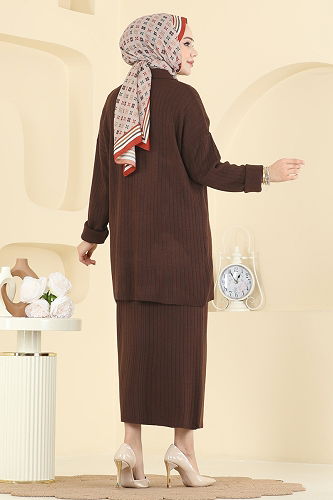 moda selvim Combined 2756AYD574 Brown - Thumbnail