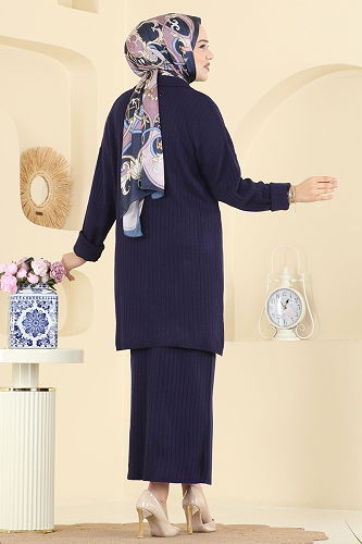 moda selvim Combined 2756AYD574 Navy Blue - Thumbnail