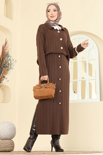 moda selvim Combined 2757AYD574 Brown - Thumbnail