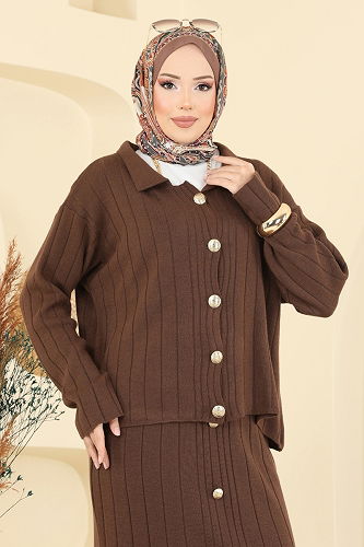 moda selvim Combined 2757AYD574 Brown - Thumbnail