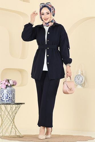 moda selvim Combined 2757SL432 Navy Blue - Thumbnail