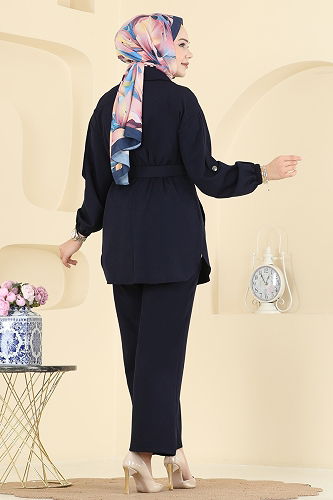 moda selvim Combined 2757SL432 Navy Blue - Thumbnail