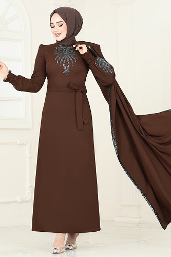 moda selvim Combined 2758ASMK1074 Brown - Thumbnail