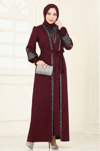 A.S.M.K. - Combined 2758ASMK1074 Burgundy