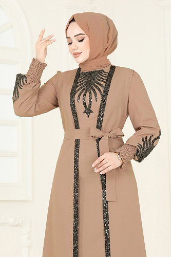 moda selvim Combined 2758ASMK1074 Latte - Thumbnail
