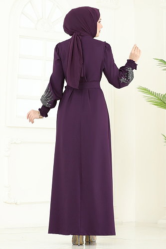 moda selvim Combined 2758ASMK1074 Purple - Thumbnail