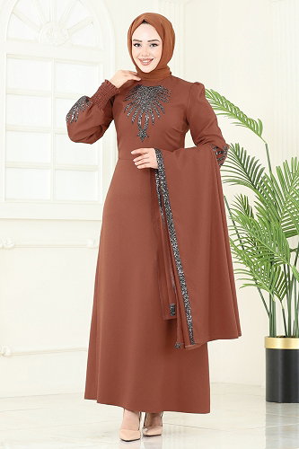 moda selvim Combined 2758ASMK1074 Tan - Thumbnail
