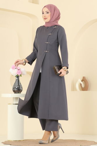 S.L. - طقم رمادي غامق 2758SL432