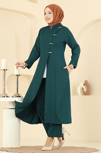 moda selvim طقم بترولي 2758SL432 - Thumbnail