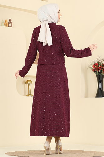 moda selvim Combined 2759SL432 Burgundy - Thumbnail