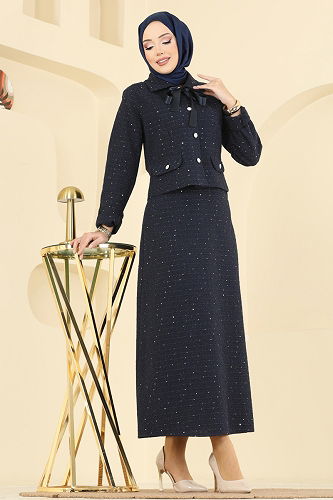 moda selvim Combined 2759SL432 Navy Blue - Thumbnail