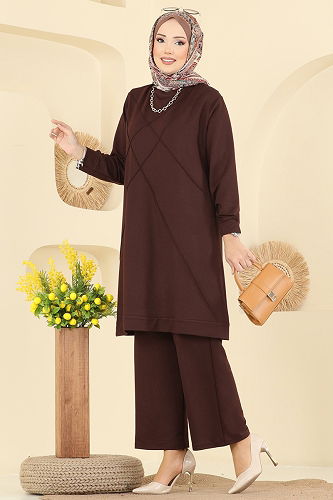 moda selvim Combined 2762AYD574 Brown - Thumbnail