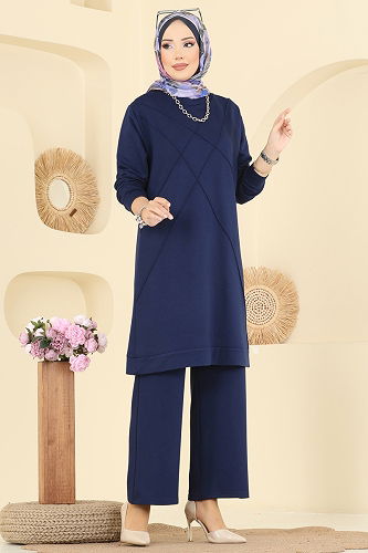 moda selvim Combined 2762AYD574 Navy Blue - Thumbnail