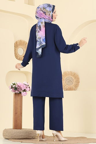 moda selvim Combined 2762AYD574 Navy Blue - Thumbnail